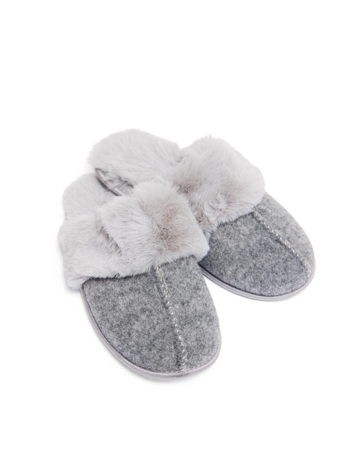 Faux Wool Slippers