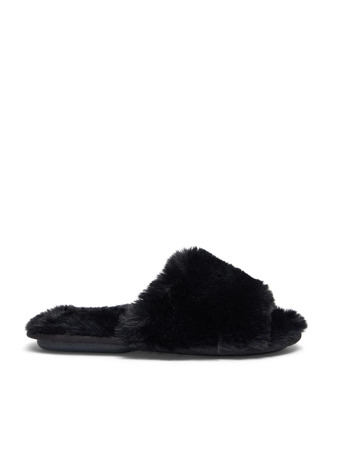 Faux Fur Slipper Slides