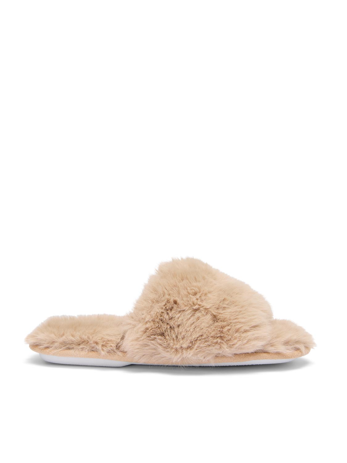 Faux Fur Slipper Slides