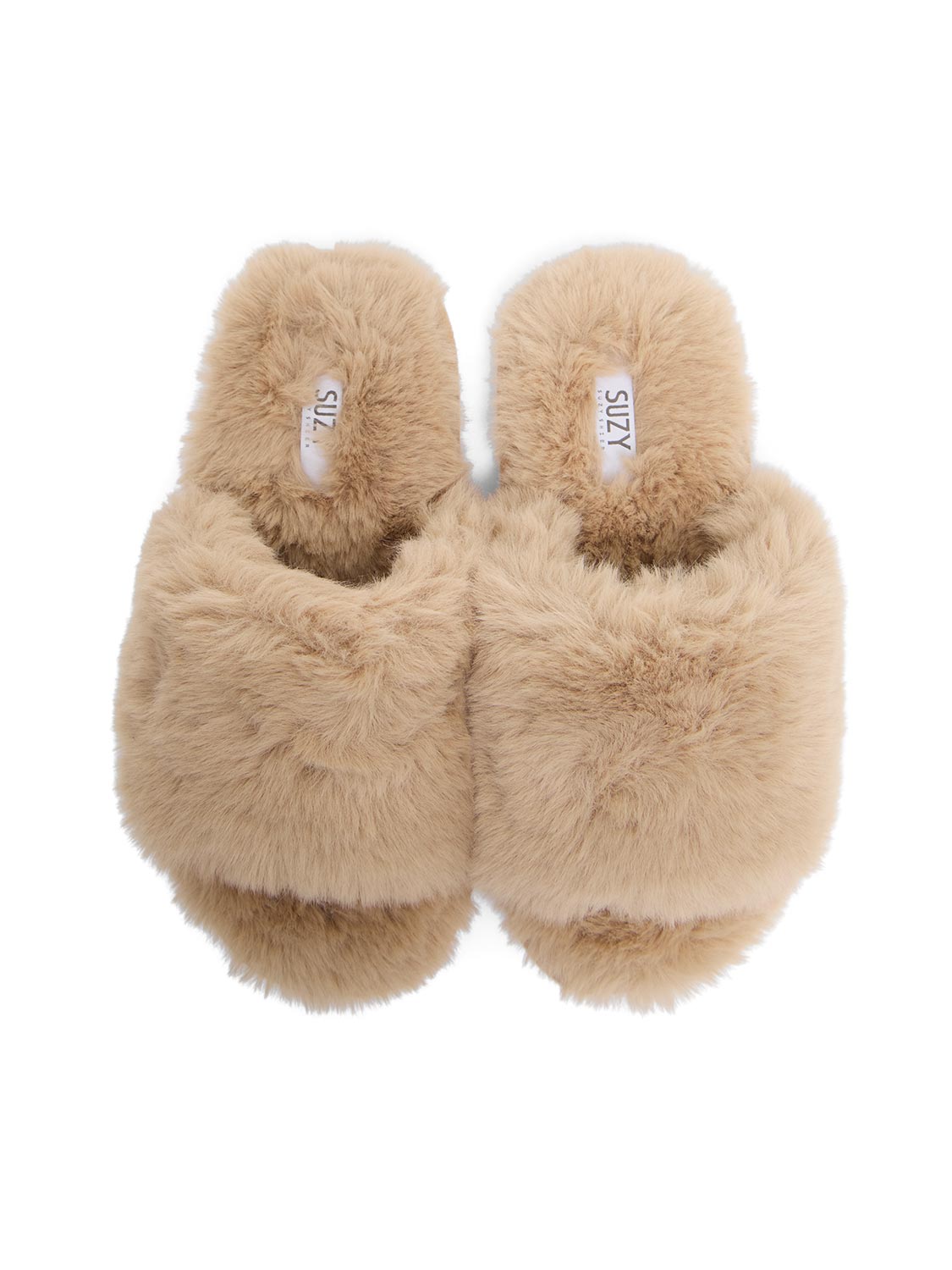 Faux Fur Slipper Slides