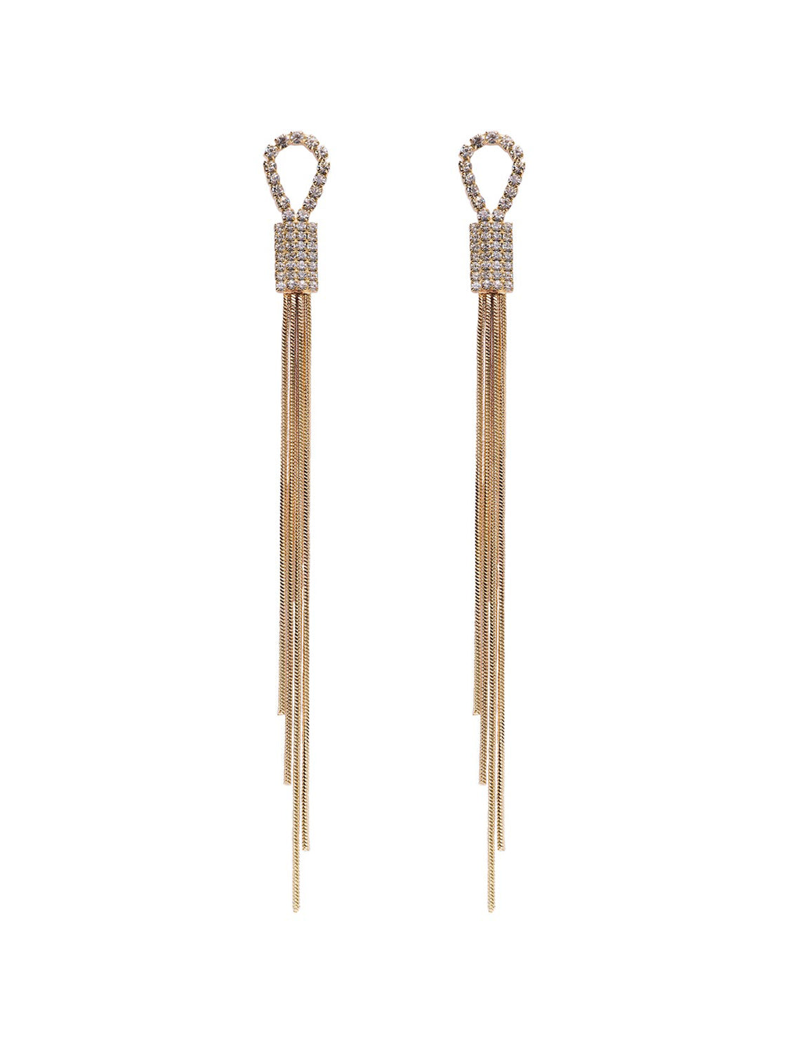 Pav? Loop Linear Earrings