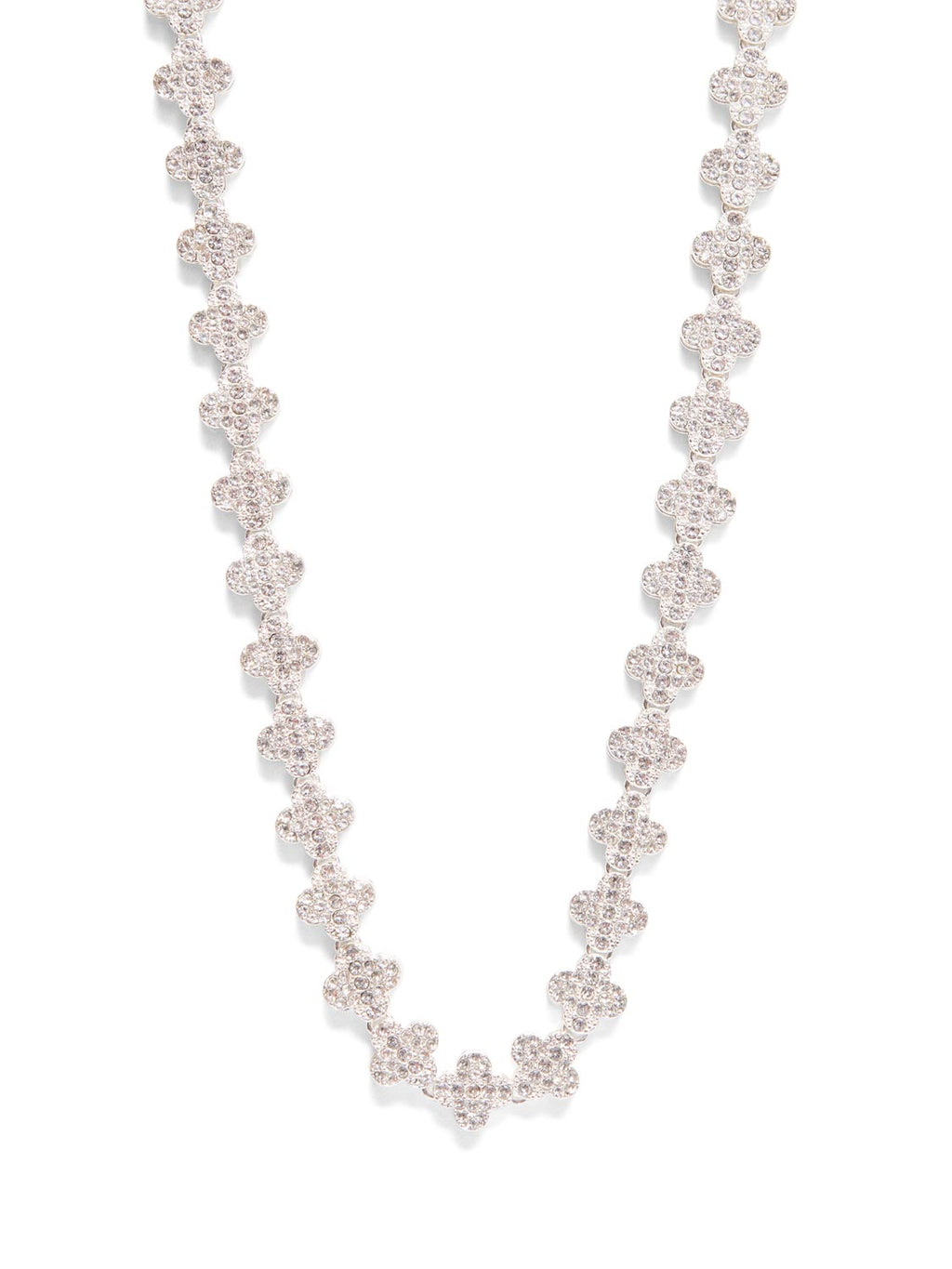 Pav? Detailed Collar Necklace