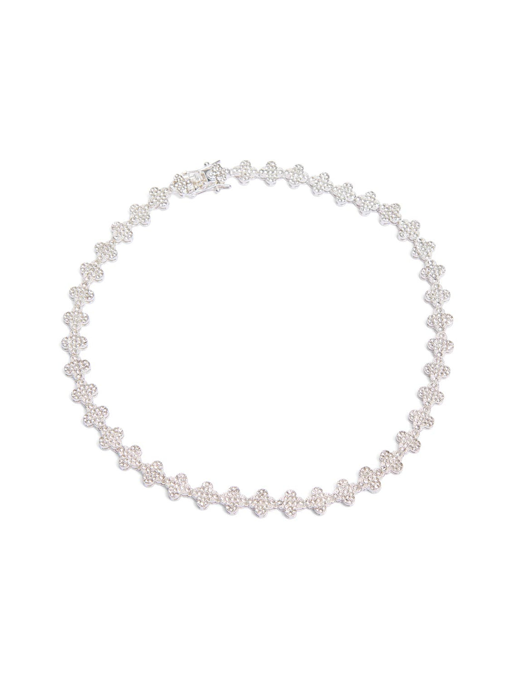 Pav? Detailed Collar Necklace