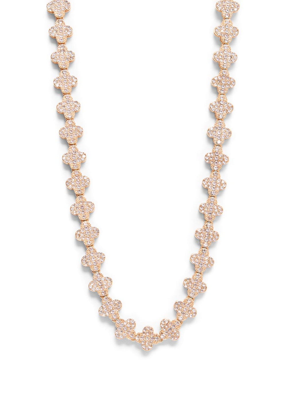 Pav? Detailed Collar Necklace