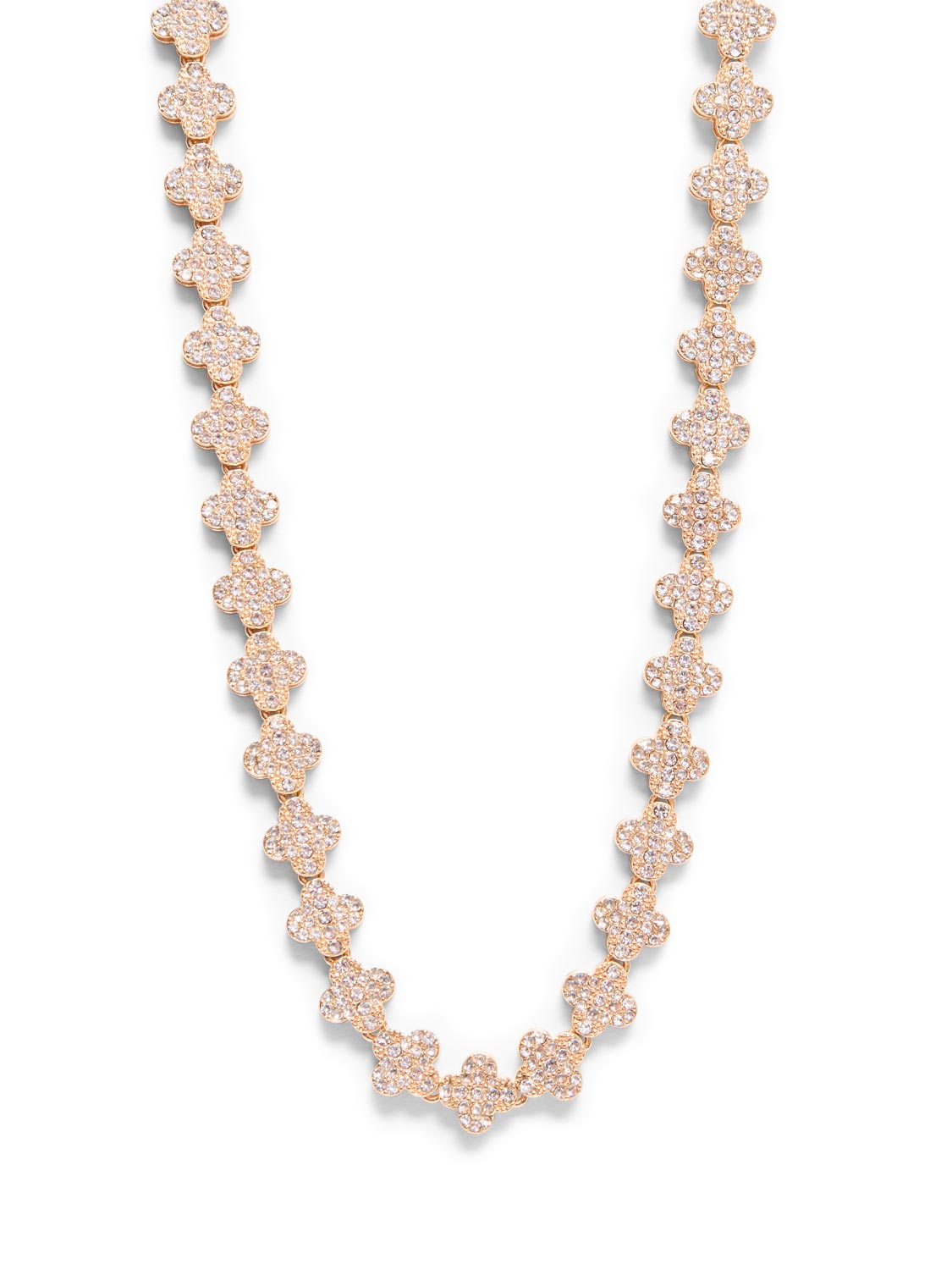 Pav? Detailed Collar Necklace