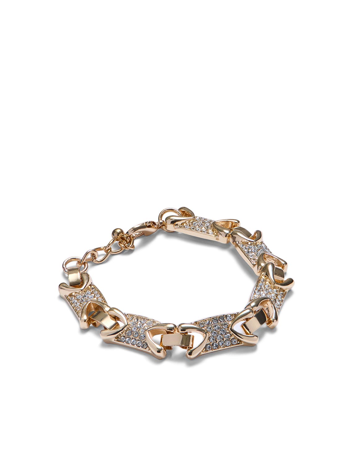 Pav? Link Bracelet