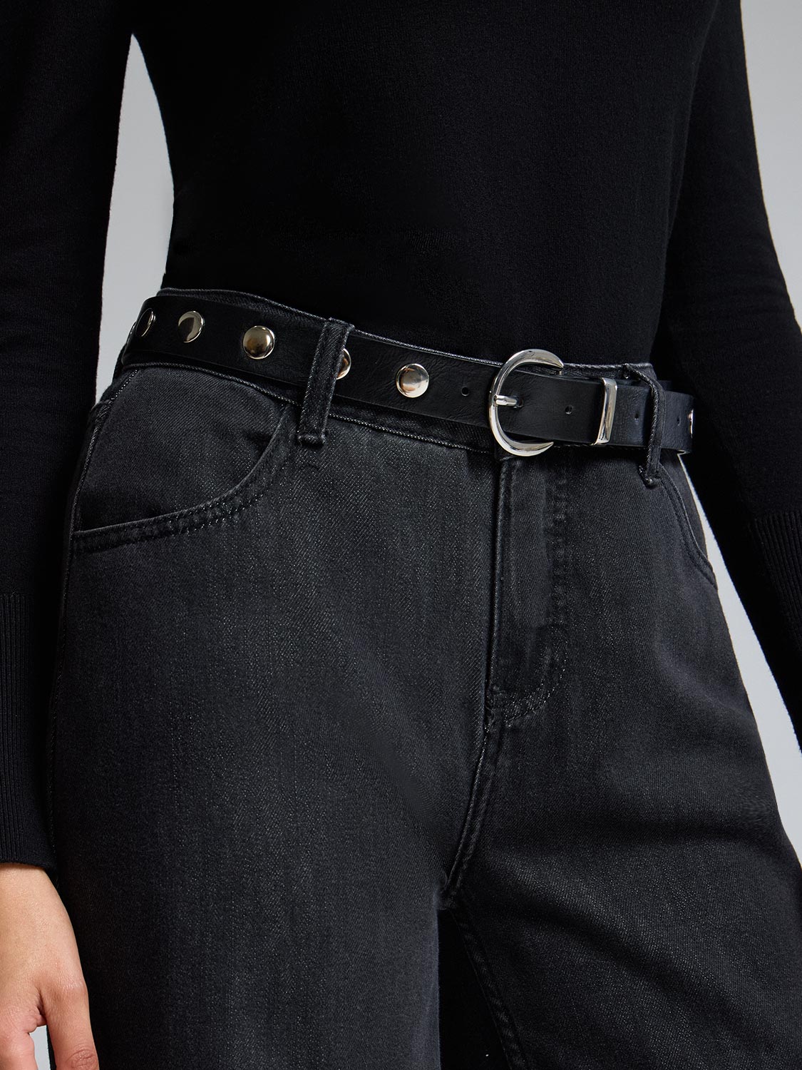 Silver Studded Belt