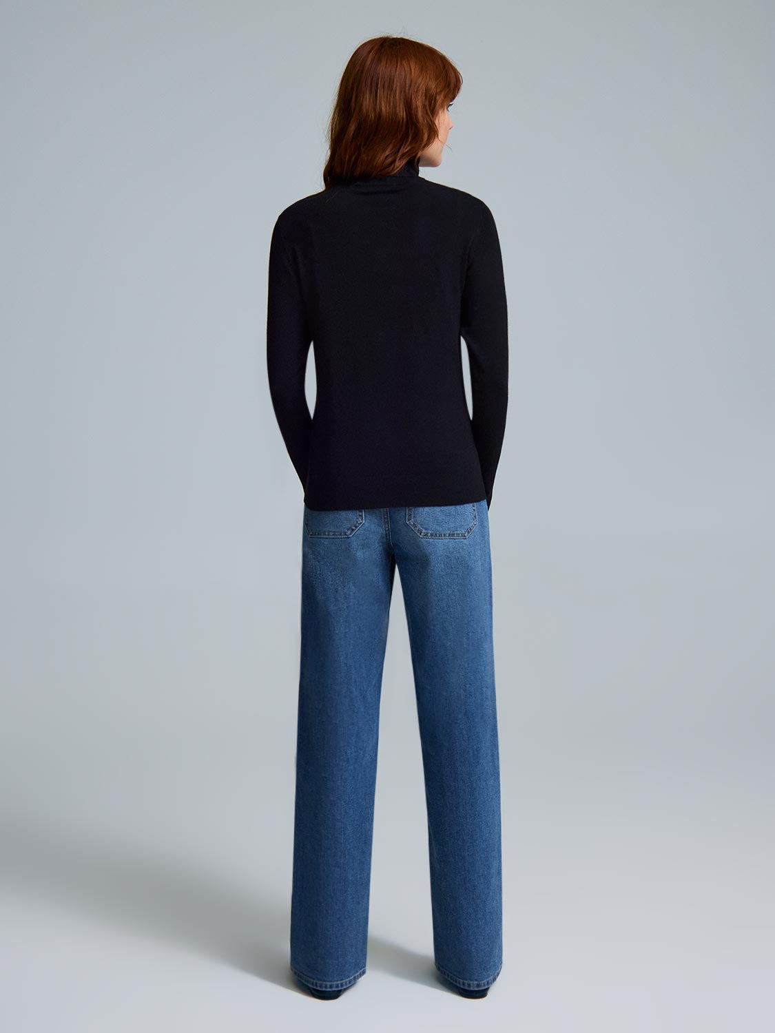 Ribbed Turtleneck Sweater