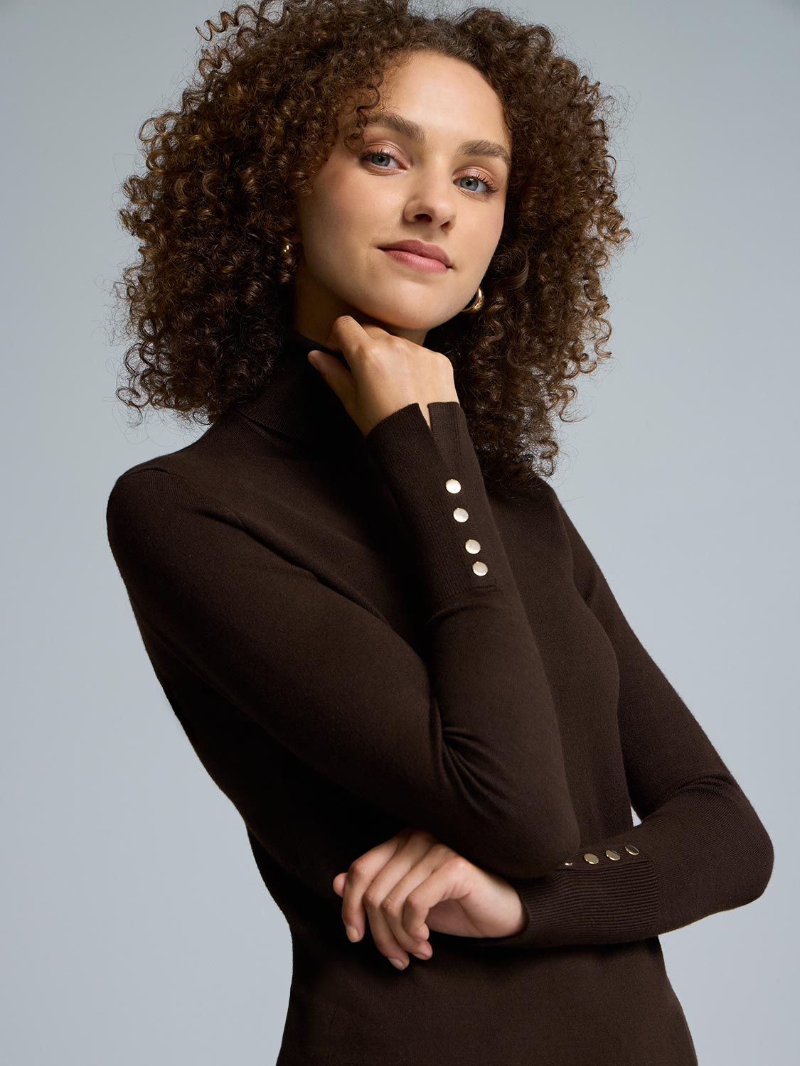 Ribbed Turtleneck Sweater