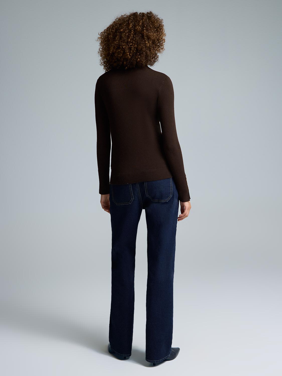 Ribbed Turtleneck Sweater