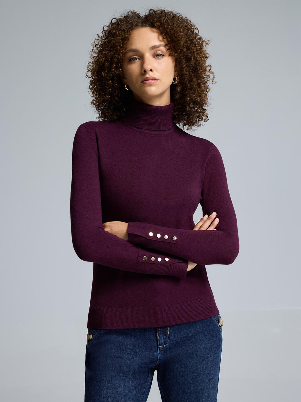 Ribbed Turtleneck Sweater
