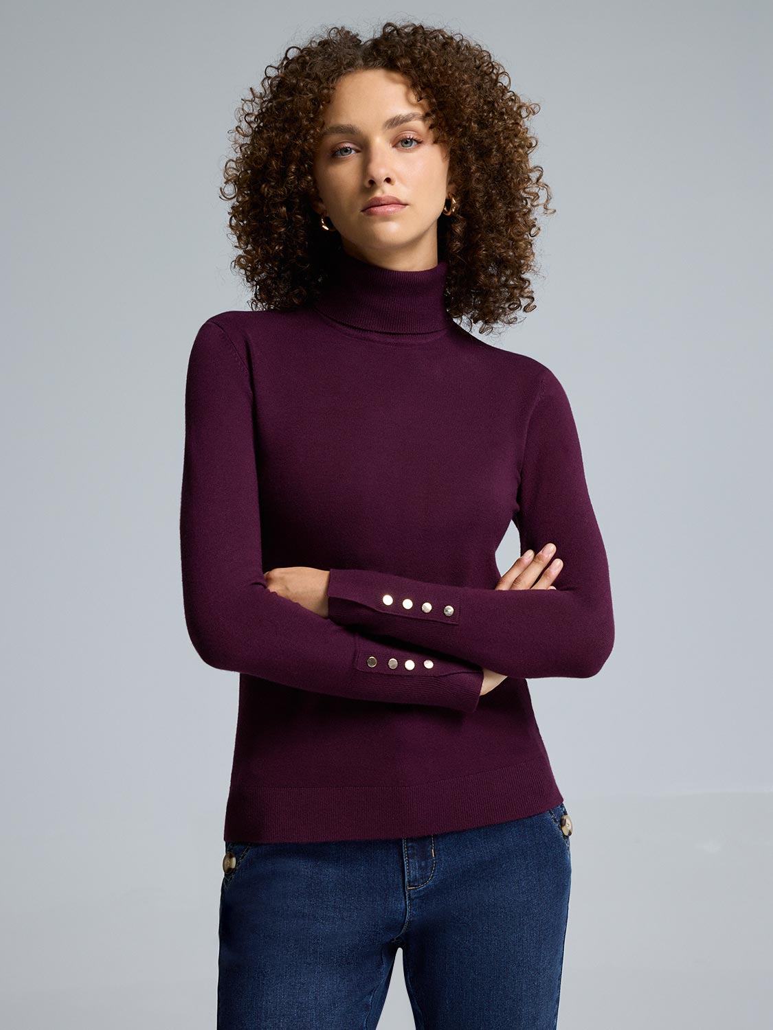 Ribbed Turtleneck Sweater